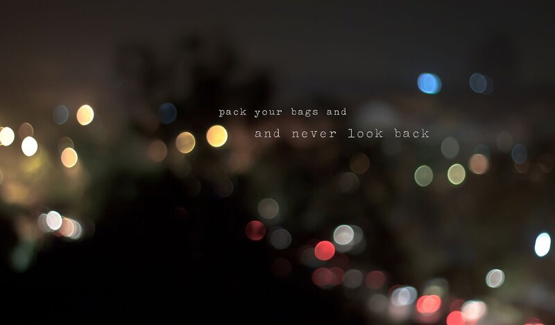 night lights with text
