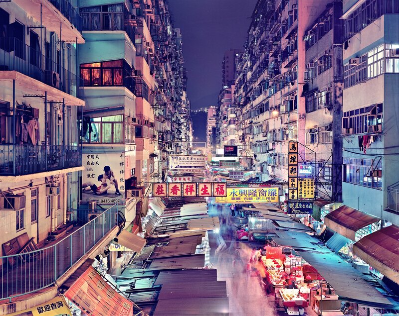 Night market in Hong Kong