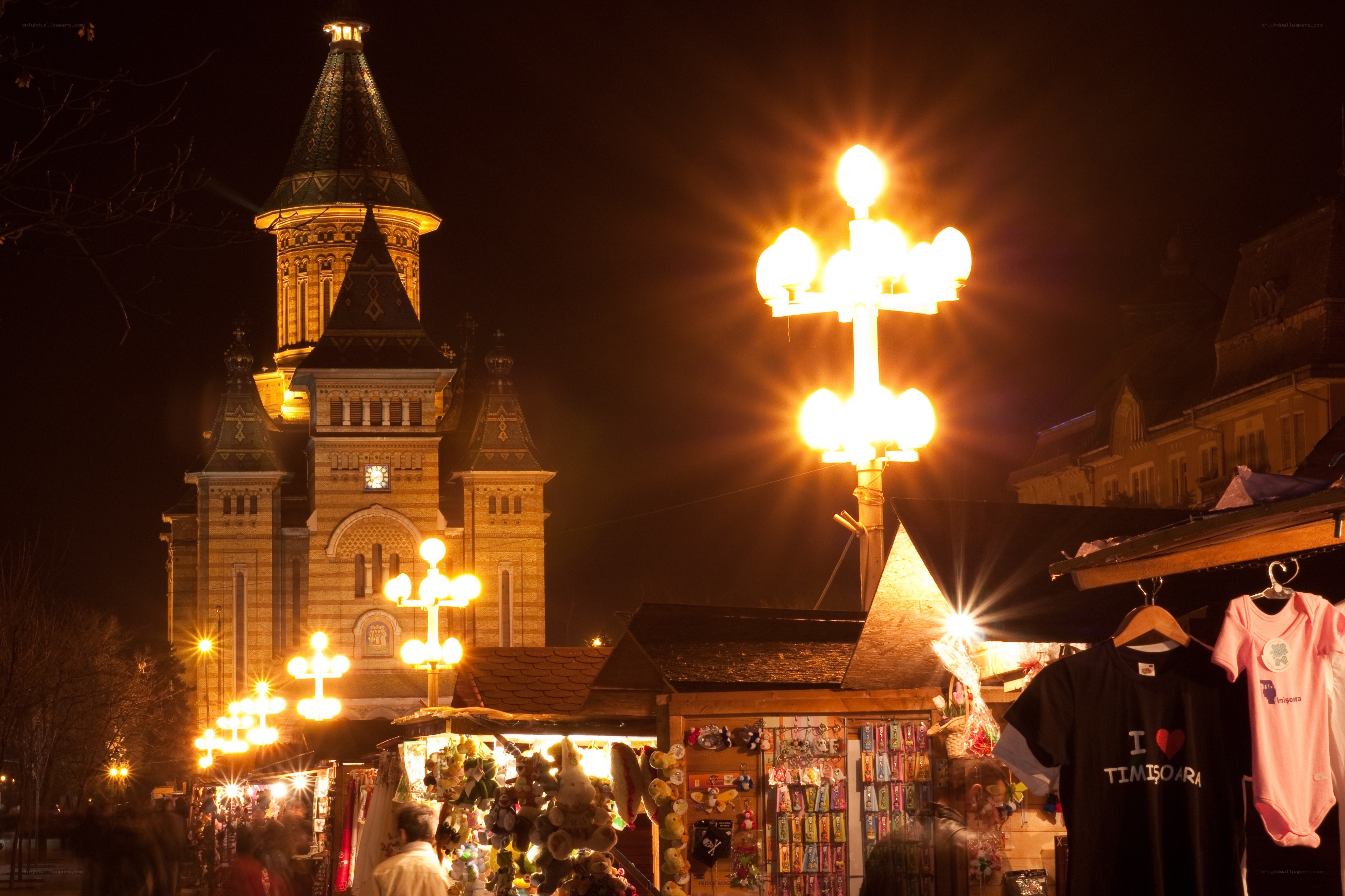 Night market in Timisoara