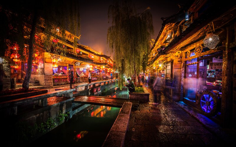 Night Market on Canal