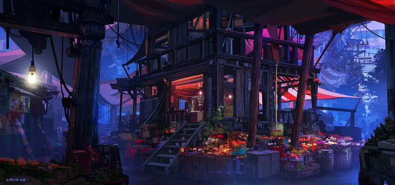Night Market Stall