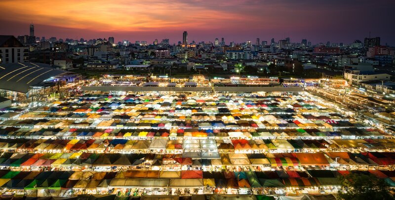 Night Market Tents