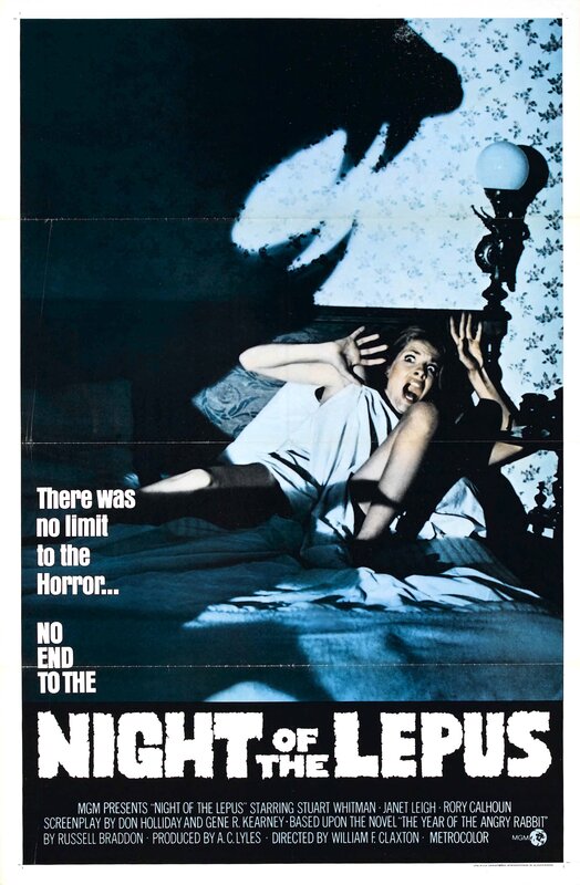 Night of the Lepus horror movie poster