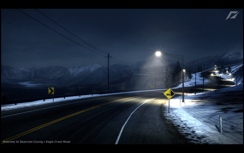 Night on Eagle Crest Road