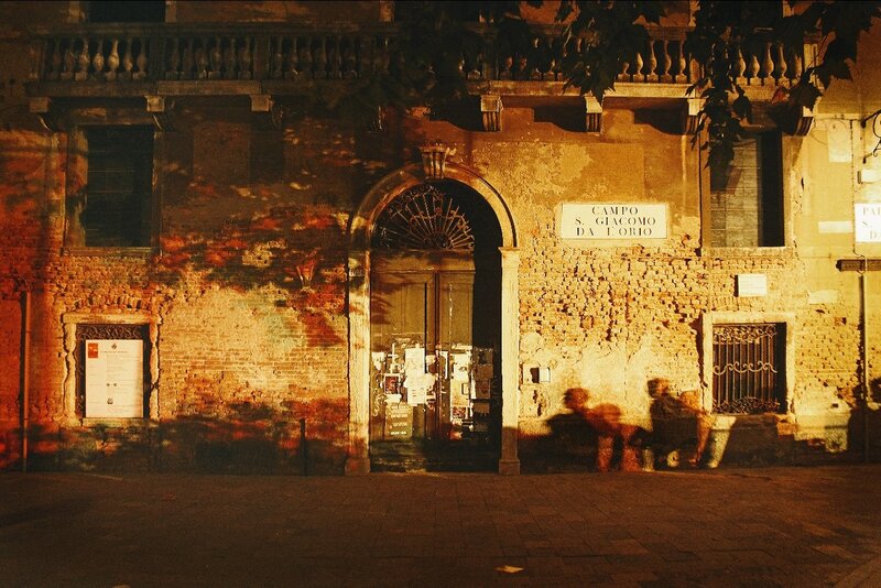 Night scene at Campo S. Giacomo da Lorio
