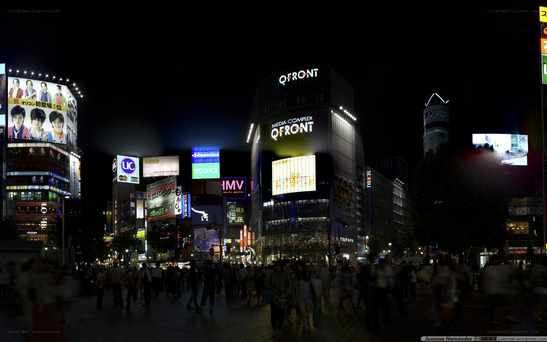 Night scene in Shibuya