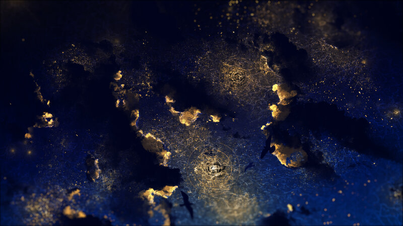 Night Sky with Birds