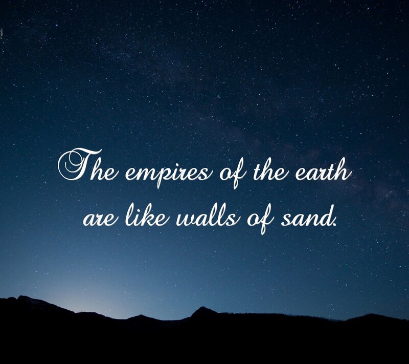 Night Sky with Mountains