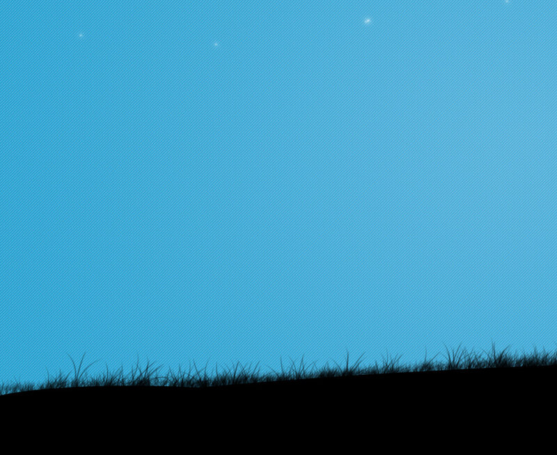 night sky with stars and grass