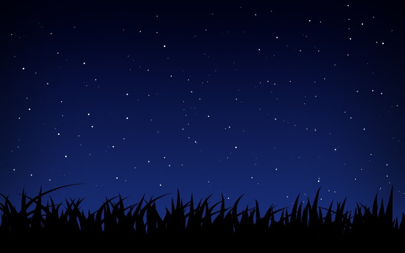 night sky with stars