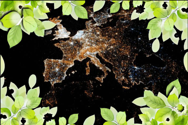 Night-time Map of Europe