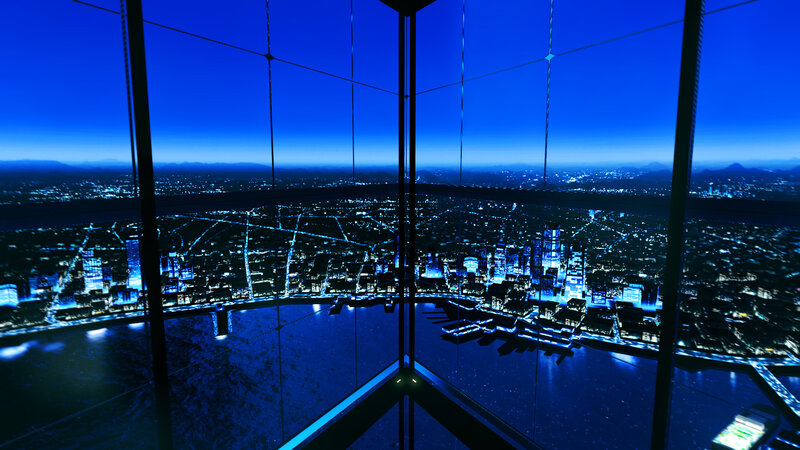 night view from observation deck