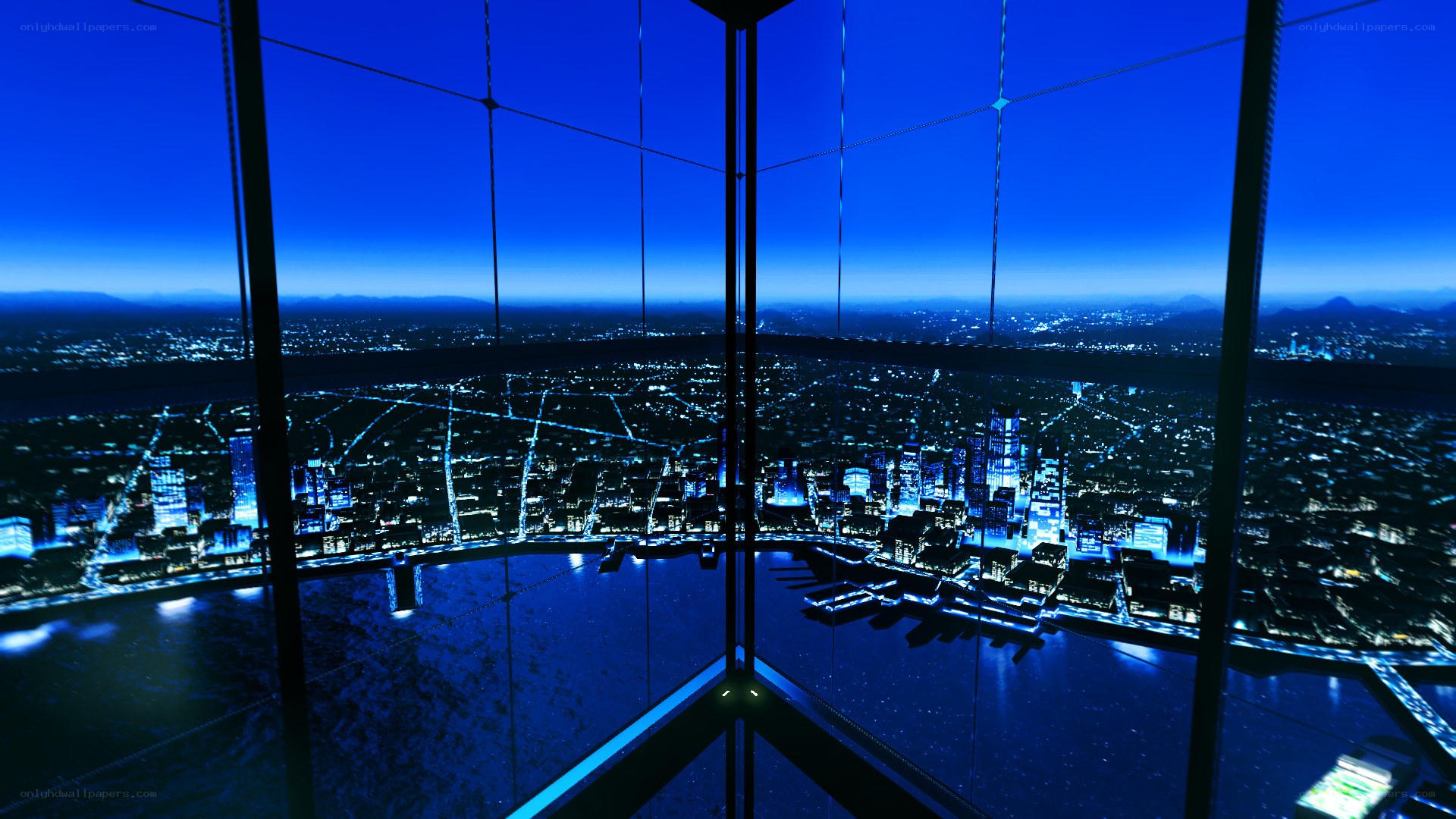 night view from observation deck