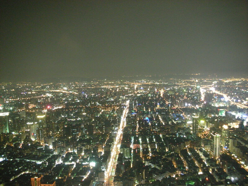 night view of a city
