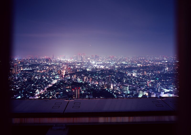 night view of a city