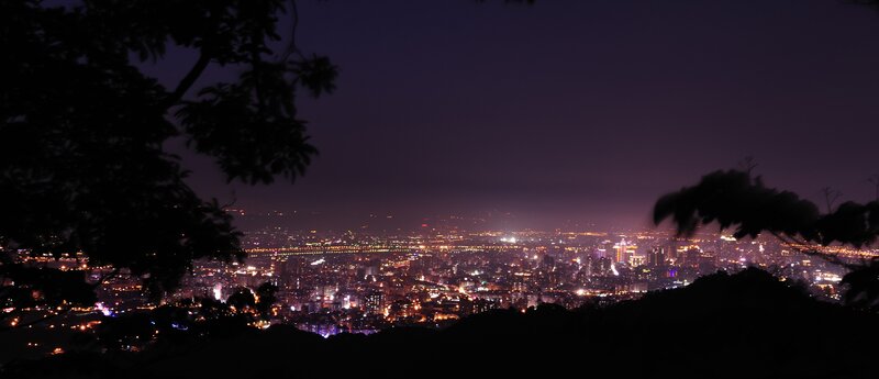 night view of a city