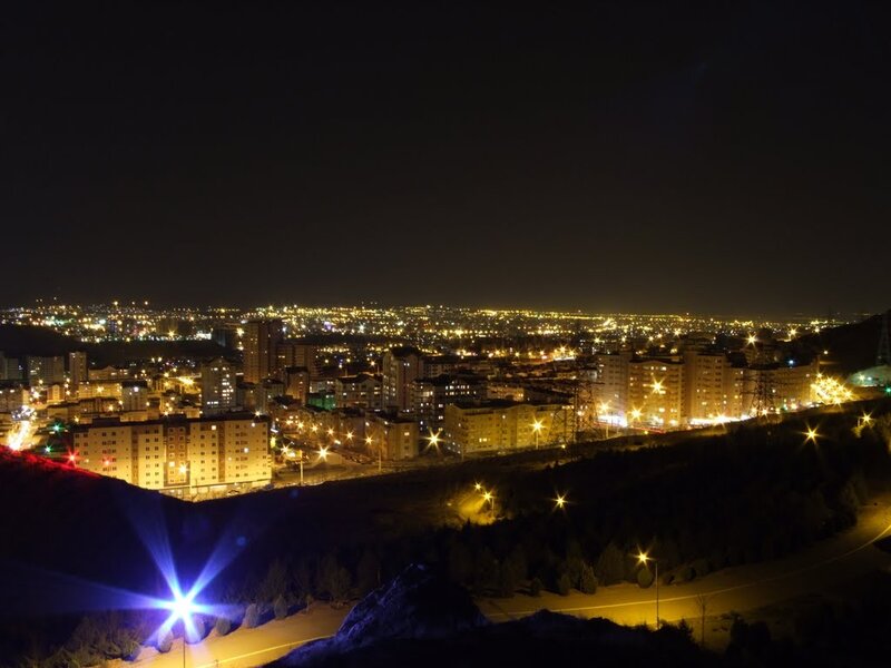 night view of a city