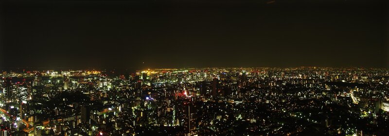 night view of a city