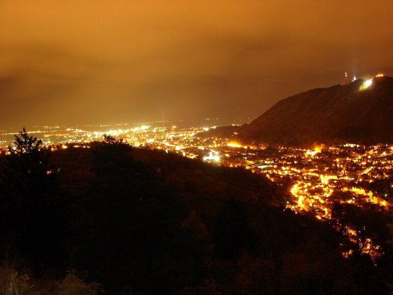 night view of a city