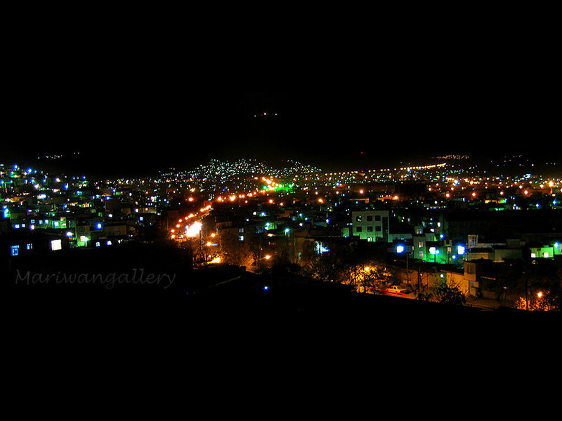 night view of a city