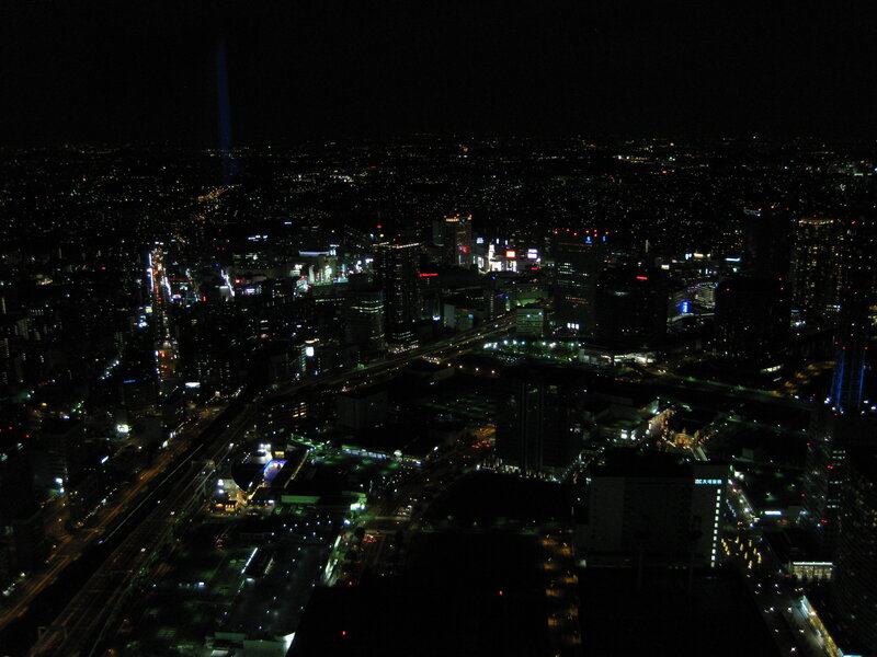 night view of a city