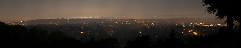 night view of a city