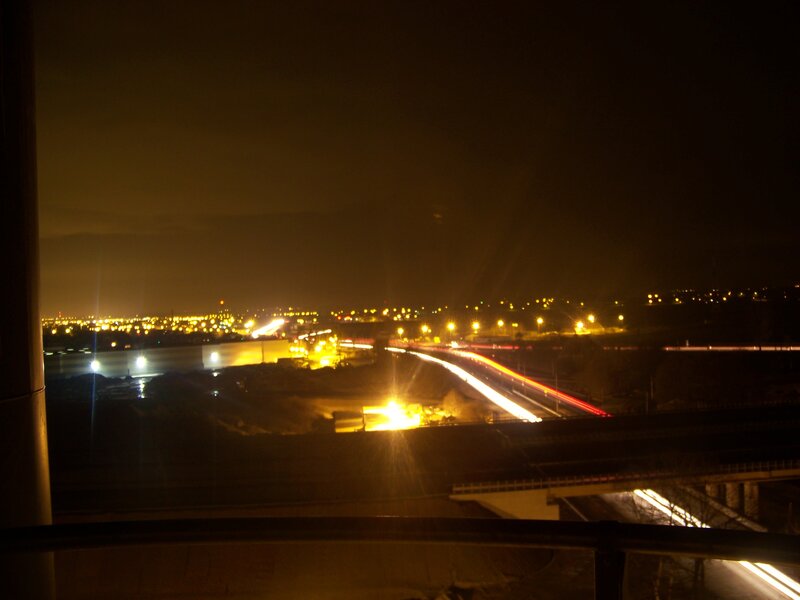 night view of city lights