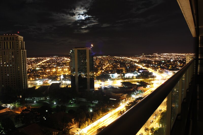 night view of city lights