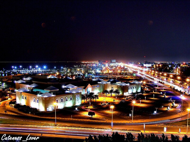 night view of city lights