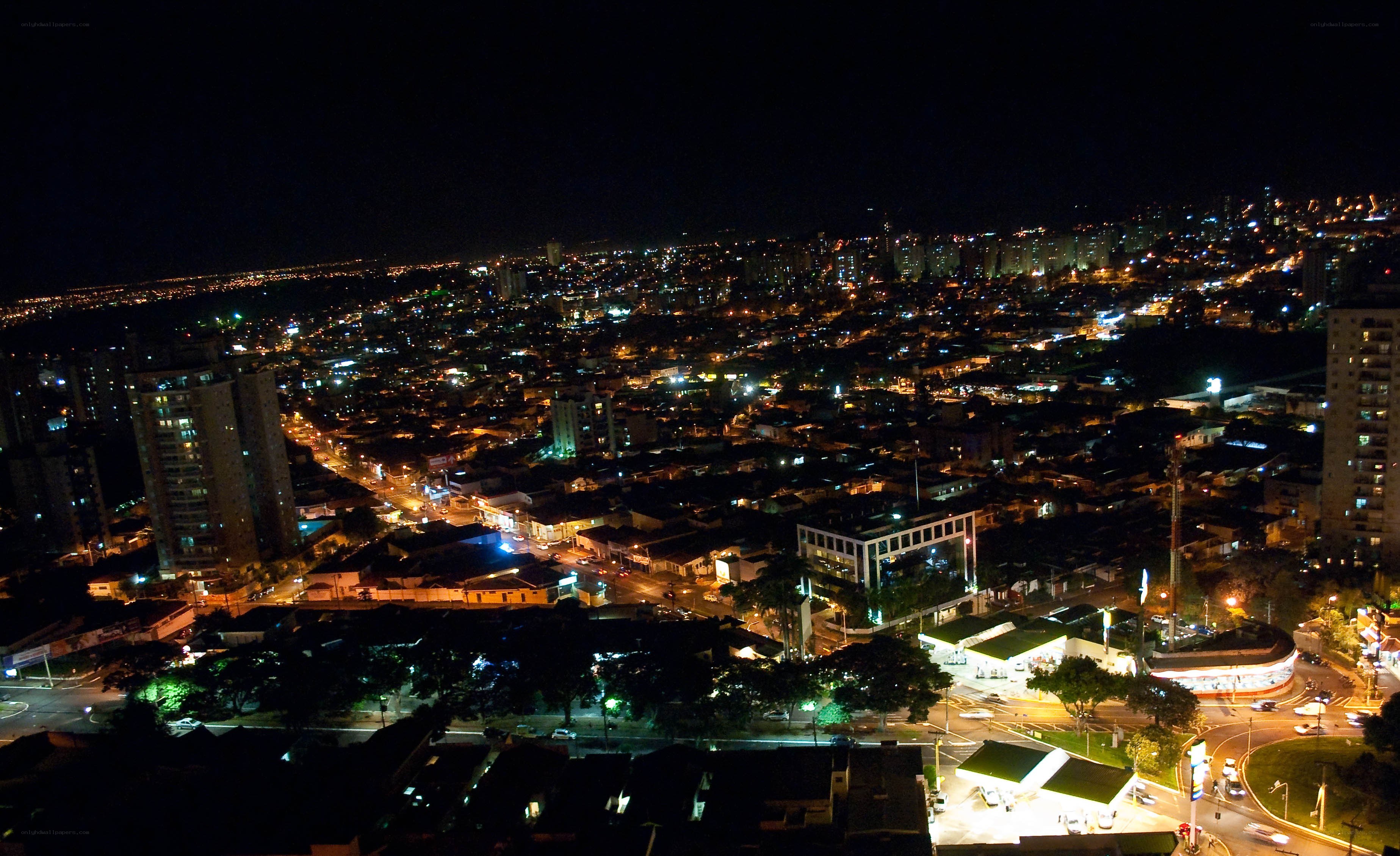 night view of cityscape