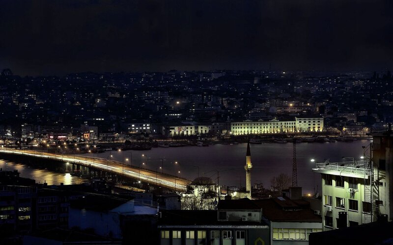 night view of istanbul
