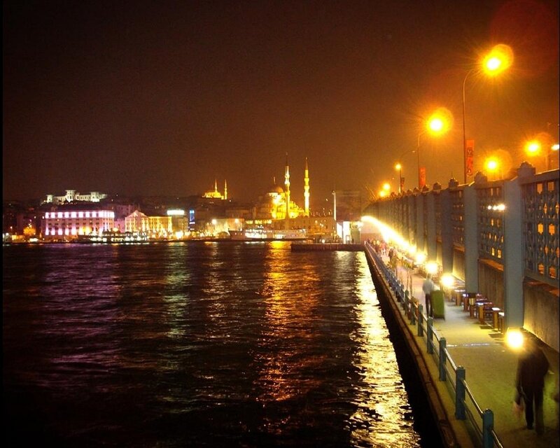 night view of istanbul