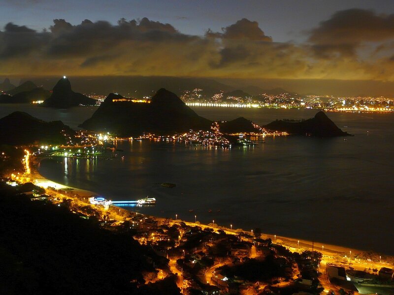 Night view of Rio de Janeiro