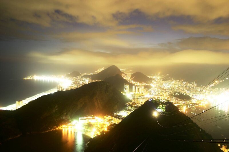 Night view of Rio de Janeiro