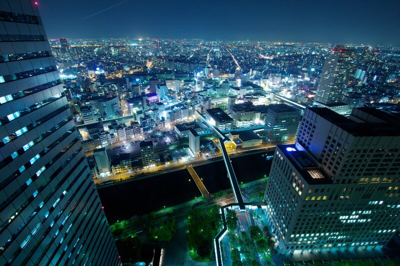 night view of tokyo cityscape