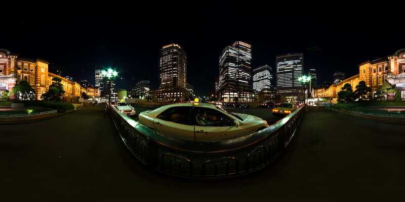 Night view of Tokyo cityscape