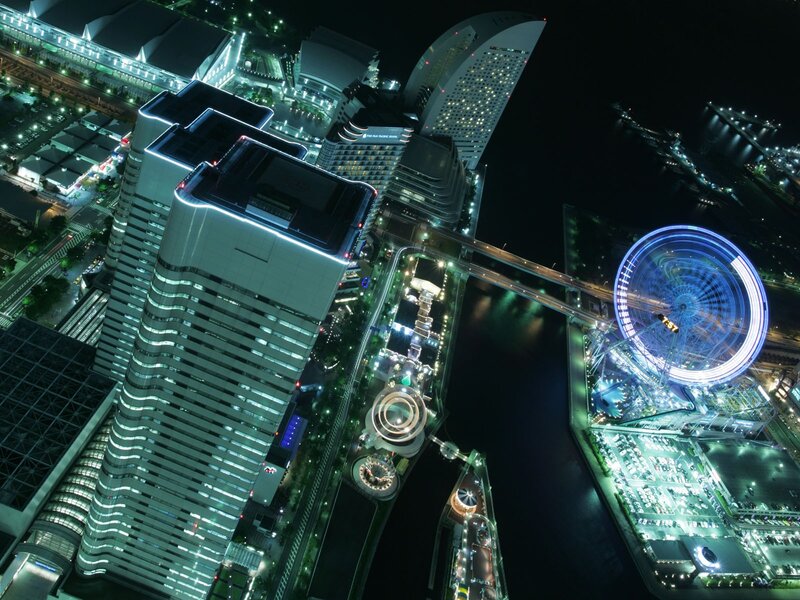 Night view of Yokohama skyline