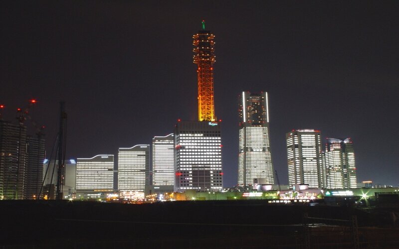 Night view of Yokohama skyline