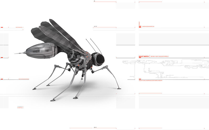 Night Watch mosquito robot