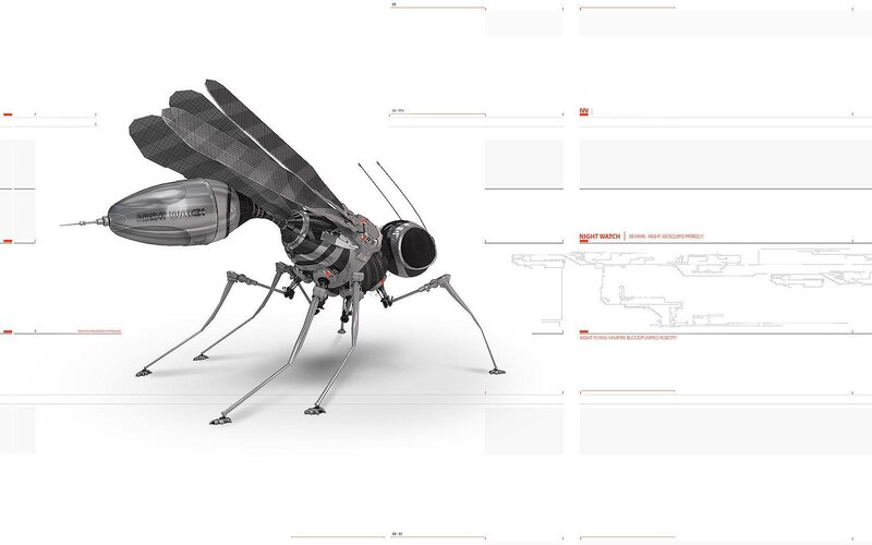Night Watch mosquito robot