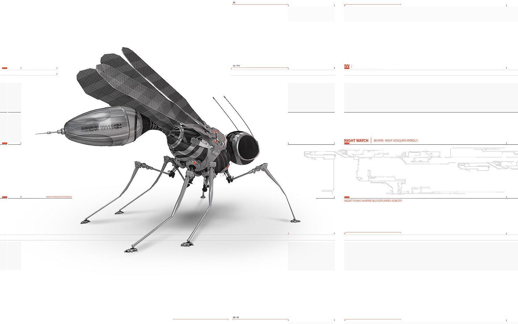 Night Watch mosquito robot