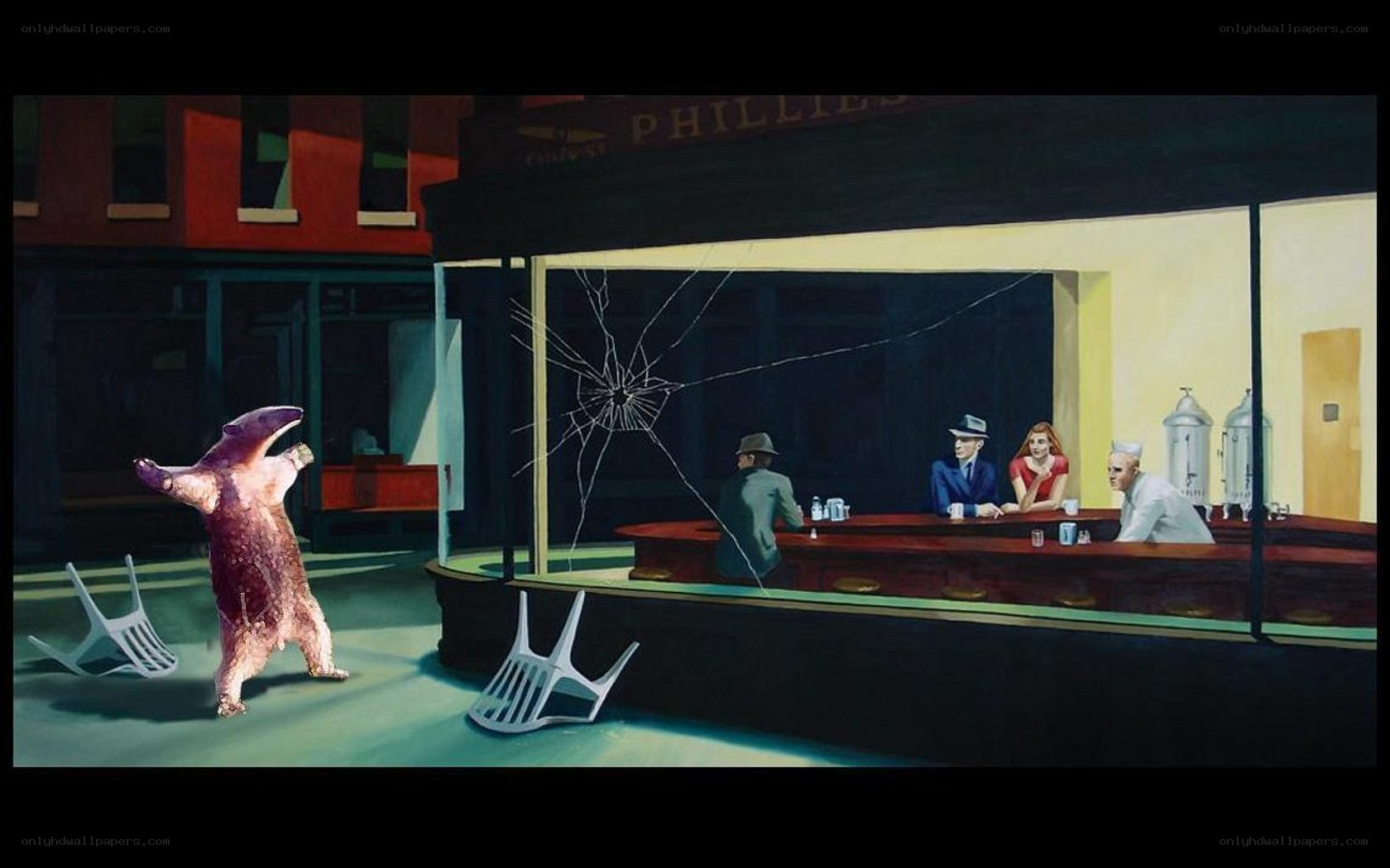 Nighthawks with a twist