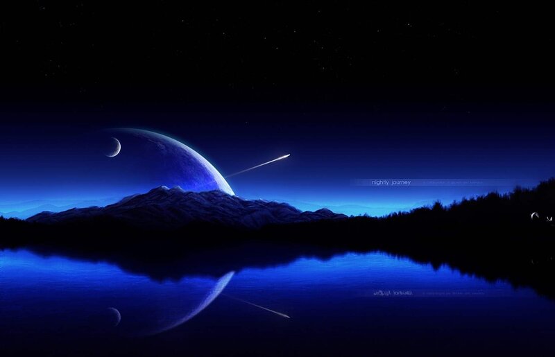 nightly journey landscape