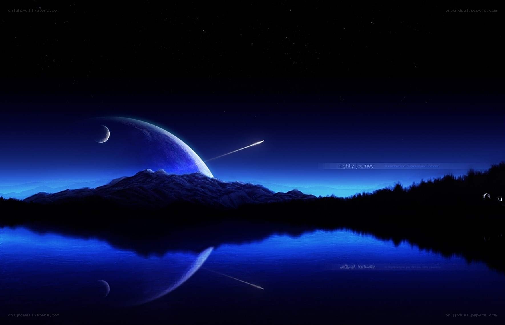 nightly journey landscape
