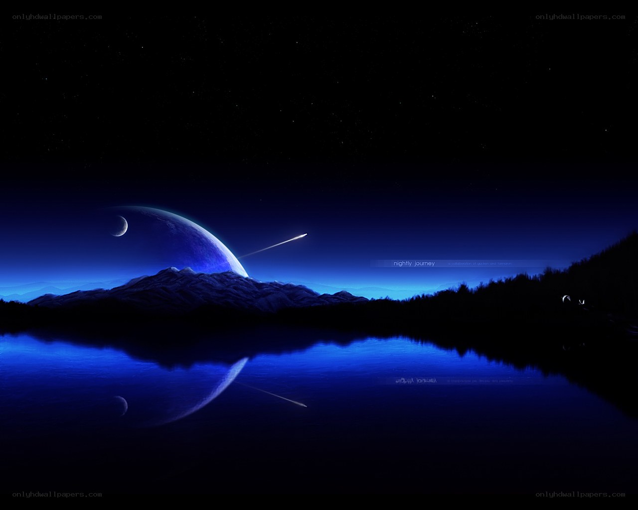 nightly journey landscape