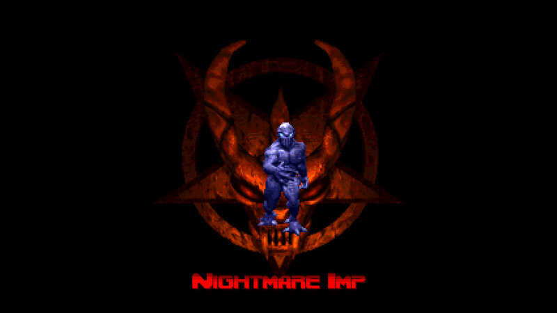 Nightmare Imp title screen