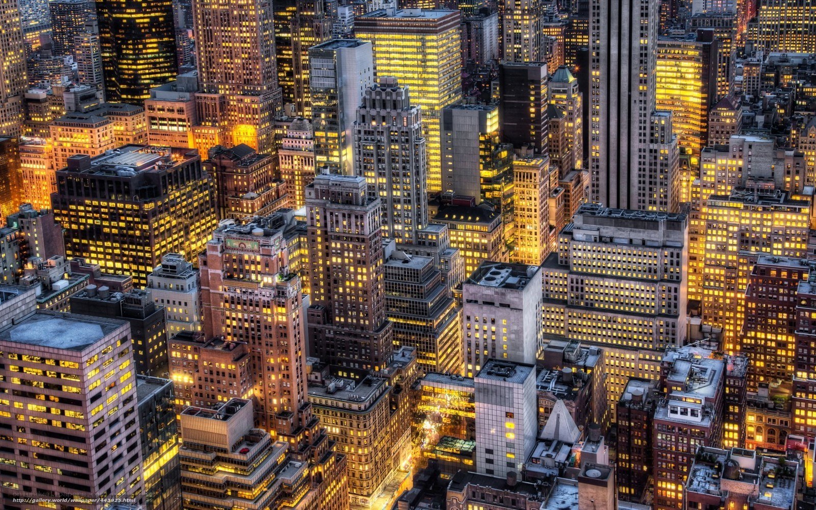 nighttime city skyline
