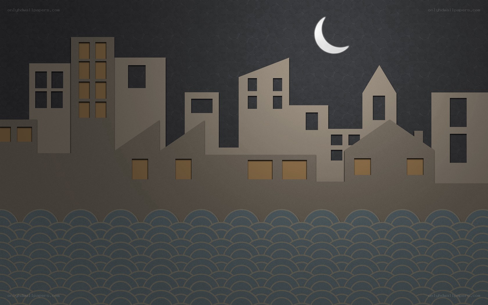 nighttime city skyline