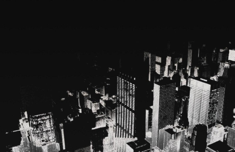 nighttime city skyline