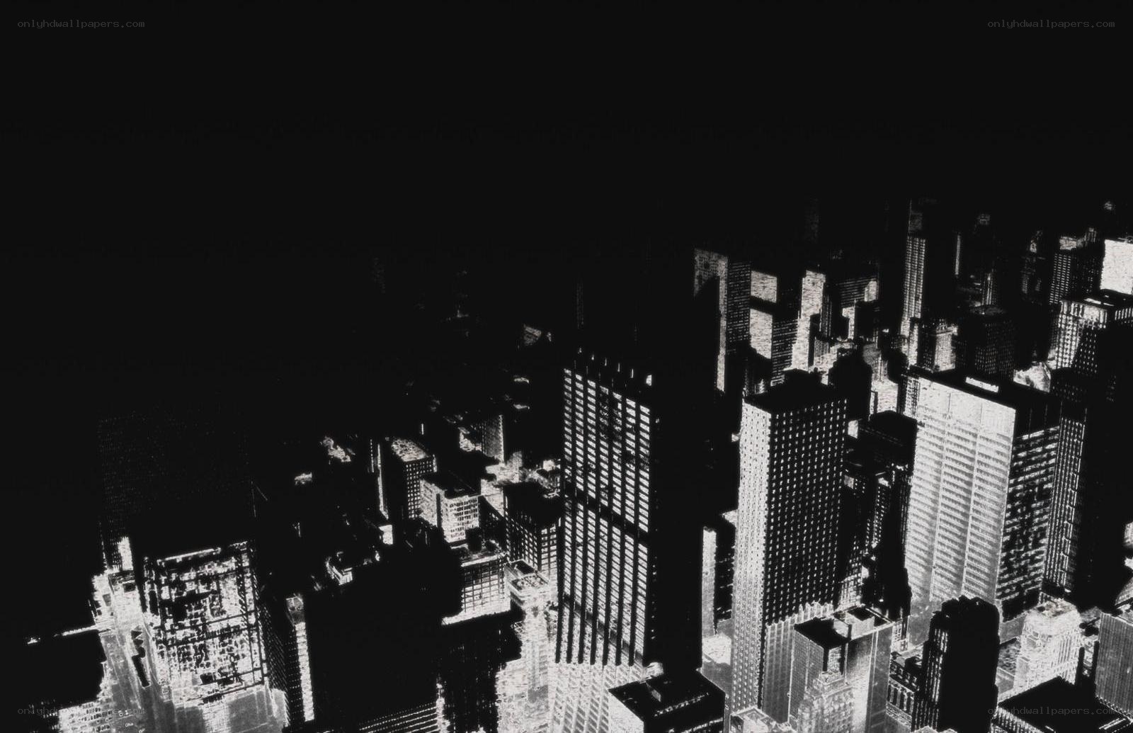 nighttime city skyline